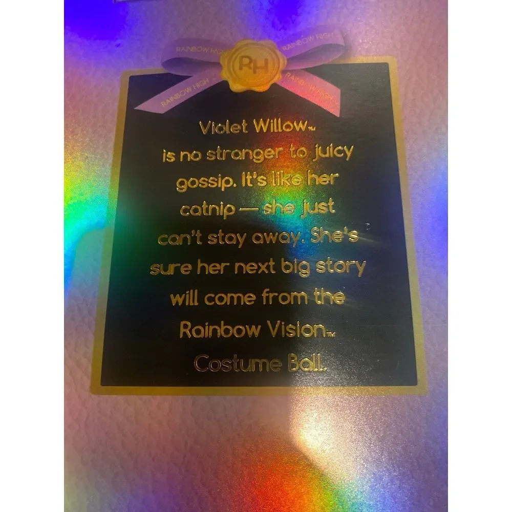 Rainbow High Costume Ball ‎ Violet Willow